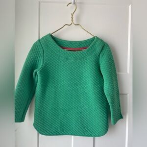 Joules Quilted Sweatshirt Pullover – Green – Size XS (US 4)